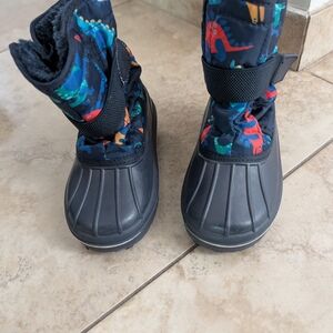 The Children's Place Black Rain & Snow Boots Waterproof Design